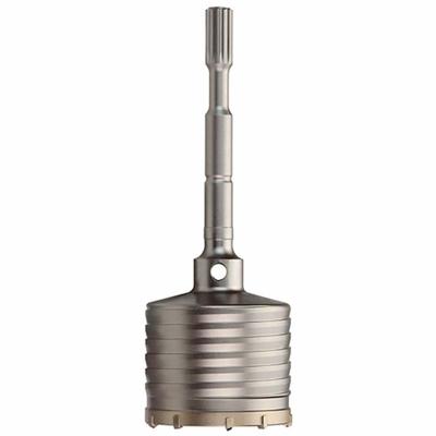 MILWAUKEE Spline Core Bit: Spline Shank, 1 3/4 in Core Dia, 3 in Core Body Lg - One-Piece Spline-Shank Core Bits