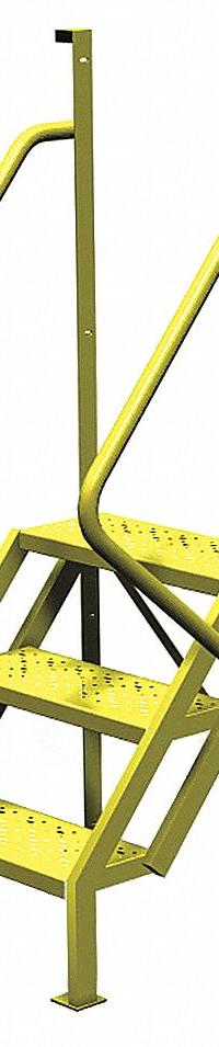 TRI-ARC Configurable Platform Ladder: 6.8 ft Overall Ht, 30 in Overall Wd, 20 in Overall Dp, Steel (MPN UCL5003246). Key specifications — Material: Steel; Color: Yellow; Brand: TRI-ARC.