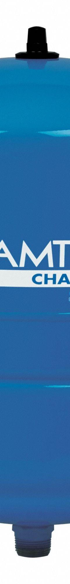 AMTROL Well Tank 4 Gallon Inline: Champion, Horizontal/Vertical, 4 gal Tank Capacity, 3/4 in FNPT (MPN CH-4). Key specifications — Brand: AMTROL; ASME Boiler and Pressure Rated: Not Rated ASME Section VIII Division 1; Product Type: Water Tank; Includes Pump Stand: No Pump Stand Included; Tank Install Type: Inline; ASME Compliance: Not Rated.