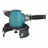DYNABRADE Angle Grinder: 6 in Wheel Dia, 3 hp Horsepower, 6,000 RPM Max. Speed, 9 1/2 in Overall Lg (MPN 53243). Key specifications — attr292579: 1/2 in NPT Male; attr294776: DYNABRADE.