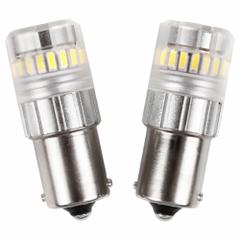 GROTE Compact LED Bulb: LED, Single Contact Bayonet (BA15s), (S) Sign, S8, 1156, 9 to 16V AC/DC (MPN 94791-4). Key specifications — Light Color: White; Trade Number: 1156; Voltage: 9 to 16V AC/DC; Brand: GROTE; Bulb Shape: S8.