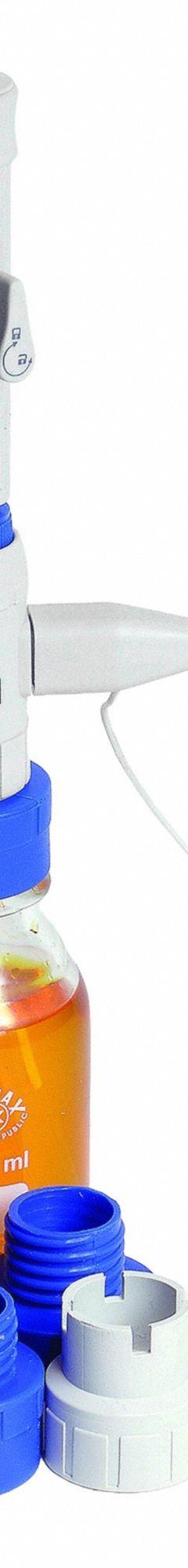 UNITED SCIENTIFIC SUPPLIES INC Bottle Top Dispenser: 100 mL Volume Capacity - mL, 10 mL – 100 mL (MPN BTDR-6). Key specifications — Brand: UNITED SCIENTIFIC SUPPLIES INC; Accuracy: +/-0.6%.