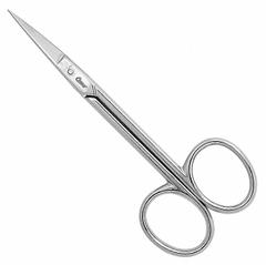 CLAUSS Scissors: Ambidextrous, 4 1/2 in Overall Lg, Straight, Steel, Pointed, Silver (MPN 12100). Key specifications — attr308500: Steel; attr308502: Silver; attr308505: Ambidextrous; attr308522: Electronics; attr324896: CLAUSS.