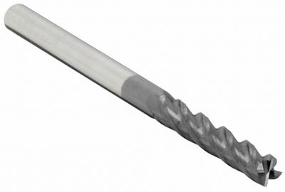 APPROVED VENDOR Square End Mill: Carbide, AlTiN Coated, 4 Flute, 3/16" Mill Dia, 1-1/8" LOC - General Purpose Carbide Square End Mills