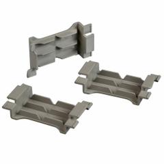 PANDUIT Raceway Fittings: T-70, 2 3/4 in Wd, 1/2 in Ht, Plastic, Gray (MPN T70WR-X). Key specifications — Item [MERCH]: Wire Retainer; Color: Gray; Mounting Style: Snap On; For Use With: T-70 Raceway; Series [MERCH]: T-70; Basic Material: Plastic.