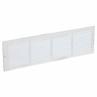Return Air Grille: Louvered Grille, White, Powder Coated, Steel, 7 3/4 in H, 25 3/4 in W, 1/4 in D (MPN 4MJP1). Key specifications — Mounting Location: Ceiling; Brand: APPROVED VENDOR; Fire Rating: Not Fire Rated.