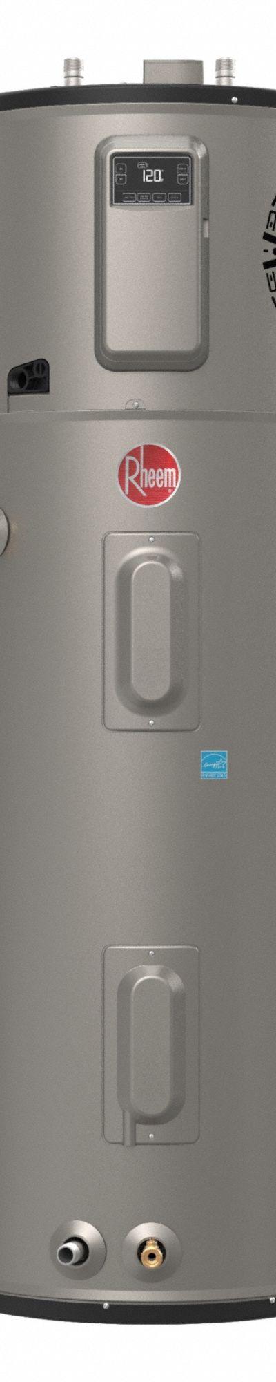RHEEM Hybrid Electric Tank Water Heater: 208 to 240V - Electric Water Heaters With Heat Pumps