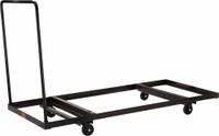 NATIONAL PUBLIC SEATING Table Cart: 660 lb, 74 in L x 31 in W x 43 in H, (2) Rigid/(2) Swivel, Brown (MPN DY-3072). Key specifications — Frame Color: Brown; For Use with Series: BT3000; Brand: NATIONAL PUBLIC SEATING; Caster/Wheel Configuration: (2) Rigid.