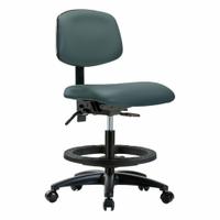 Ergonomic Chair: Vinyl, Armless, Ht Range 21 in to 28 1/4 in, 18 1/2 in Seat Wd, 17 in Seat Dp, Blue (MPN BR-VMBCH-RG-T0-A0-BF-RC-8546). Key specifications — Foot Support: Yes; Back Tilt Backward: 13.5°; Back Tilt Forward: 10.5°; Base Material: Nylon; Brand: APPROVED VENDOR; Product Type: Ergonomic Chair; ESD-Safe: Not ESD Safe.