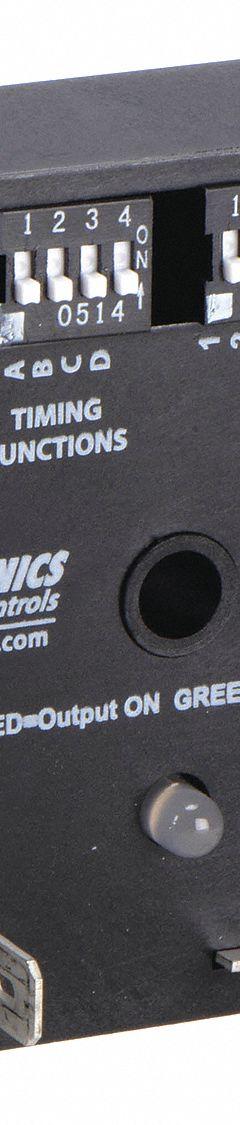 AIROTRONICS Multi-Function Encapsulated Timing Relay: Surface Mounted, 120V AC, 10 A (MPN MC1003631H). Key specifications — attr866847: Delay On Make; attr866854: Surface; attr866861: 120V AC; attr866841: AIROTRONICS.