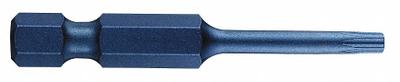 WESTWARD Power Bit: Power Bit, T8 Bit Size, Imperial, Torx Head, T8 Bit Industry Size - Impact Torx Bits