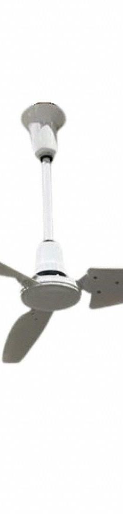 VES Ceiling Fan: 8,168 cfm Airflow, 56 in Blade Dia, 5 Speeds, 120V AC, Single Phase, White, 0.5 A (MPN 117698). Key specifications — Voltage: 120V AC; Light Kit: No; Number of Speeds: 5; Phase: Single; Current: 0.5 A; Brand: VES.