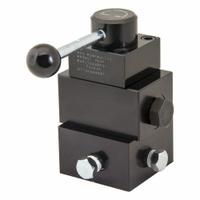 BVA HYDRAULICS Hydraulic Control Valve: 4.5 gpm Max Flow Rate, Three Positions, 1/4" NPT, Manifold (MPN PR33CL). Key specifications — attr1018253: BVA HYDRAULICS; attr1018283: Manifold; attr1018249: PR33CL; attr1018300: Manual; attr1018289: PR; attr1416406: 1/4" NPT.