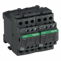 SCHNEIDER IEC Magnetic Contactor: Reversing, 3 Poles, 3NO Contacts, 32 A, 24V DC Coil (MPN LC2D32BD). Key specifications — Brand: SCHNEIDER; Integrated Surge Suppression: Yes.