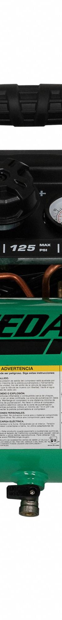 SPEEDAIRE Air Compressor: Quiet, Oil Free, 2 gal, Hot Dog, 1 hp, 2.4 cfm @ 90 psi, 120 VAC, 7.5 A (MPN 787U77). Key specifications — attr48686: Oil Free; attr48685: 120 VAC; attr48689: 1.7 cfm; attr48678: 7.5 A; attr48671: SPEEDAIRE; attr124308: Quiet (less than 75 dBA).
