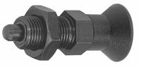 KIPP Indexing Plunger: Nonlocking, Steel, 3/4"-16 Thread, 15 N to 39 N Nose Force (MPN K0338.2412AO). Key specifications — Brand: KIPP.