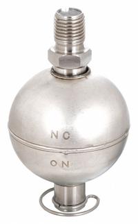 MADISON Closed Liquid Level Switch: Selectable, SPST, Stainless Steel (MPN M5600-PR). Key specifications — Brand: MADISON; Electrical Connection Type: Lead Wires; Minimum Media Specific Gravity: 0.63.