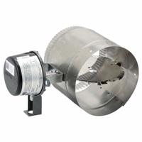 SS Motrzd Vent Dampr,7.1"L 11.9"H 7.1"W: For 7 in Dia, 7 1/8 in L, 11 7/8 in H, 7 1/8 in W, 24V AC (MPN GVD-7PL). Key specifications — Nameplate Voltage: 24V AC; Blade Seal Material: Stainless Steel; Blade Type: Flat Blade; Brand: FIELD CONTROLS; Switch Action: Normally Open.