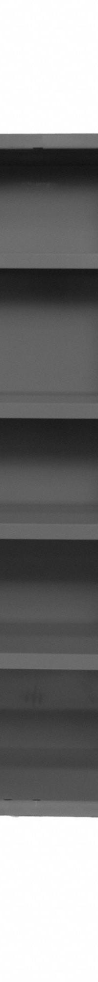 DURHAM MFG Bin Cabinet: 36 in x 24 in 72 in, 16 Shelves, 0 Bins, Deep Box, 14 ga Panel, Gray, Keyed (MPN DC36-4S12DS-95). Key specifications — Assembled: Assembled; Cabinet Style: Shelf and Bin; Brand: DURHAM MFG; Cabinet Color: Gray; Cabinet Finish: Powder Coated; Cabinet Material: Steel; Cabinet Storage Components: Shelves.