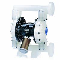 GRACO Diaphragm Pump: Polypropylene Body, 1 1/2 in, NPT Connection, 100 gpm, Santoprene Diaphragm (MPN DB2966). Key specifications — Brand: GRACO; Seat Material: PP; Check Valve Material: Santoprene.