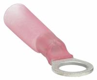 GRAINGER Ring Terminal: Red, Heat Shrink Insulation, #10 Stud Size, 22 AWG to 16 AWG Wire Sizes (MPN 5WHJ1). Key specifications — Brand: GRAINGER.