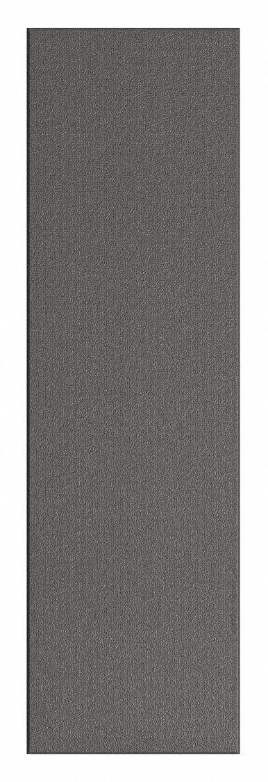 ASI GLOBAL PARTITIONS Partition Column: Plastic Polymer, Pebble, Black, 82 in Ht, 24 in Wd - Pilasters for Bathroom Partitions