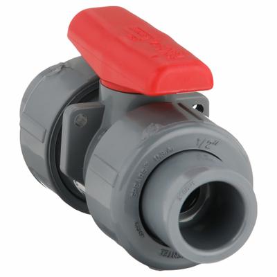 SPEARS Manual Two-Way Ball Valve: 1/2 in, CPVC, Straight, 235 psi Max. Pressure (CWP) - CPVC Ball Valves