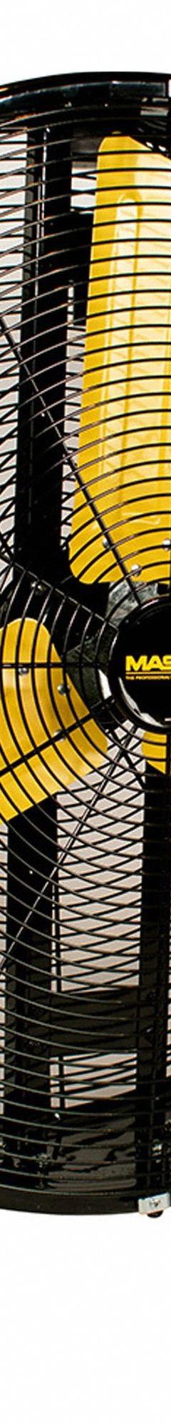 MASTER Circulating Fan: 30 in Blade Dia, 120V AC, Mobile, 1/3 hp, Direct Drive, Steel (MPN MAC-30D). Key specifications — Mobility: Mobile; Voltage: 120V AC; Brand: MASTER.