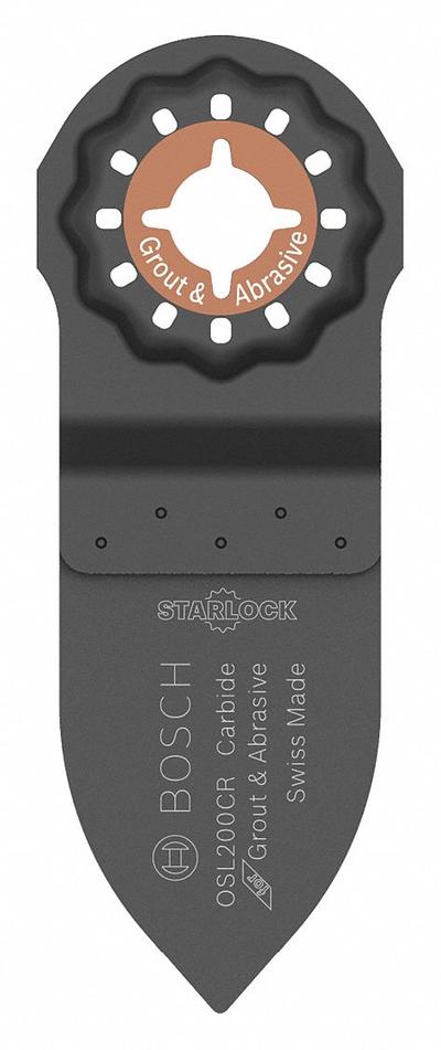 BOSCH Oscillating Scraper Blade: 2 in Blade Wd, 4 in Blade Lg, Carbide Grit - Starlock Mounted Blades