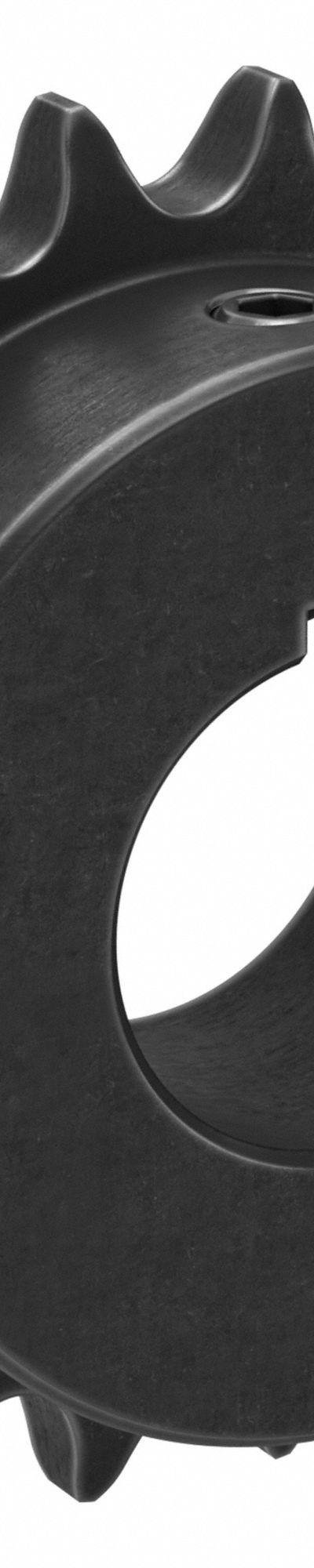 TSUBAKI Single Strand Sprocket: 40 - Size 40 Fixed-Bore Roller Chain Sprockets