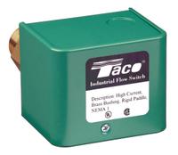 TACO Flow Switch: Paddle, 1 in For Pipe Size, Brass, 1 in NPT, 1 in Connection Size, NPT, SPDT (MPN IFS02BF-1). Key specifications — Brand: TACO; Contact Rating (DC): 15A @125/250VAC; For Pipe Size: 1 in; Contact Rating (AC): 15 A @ 125/250V.