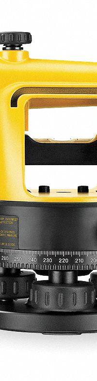 DEWALT Builders Level Kit: Manual, 20X, 200 ft Working Range (Max), 1° Horizontal Graduations (MPN DW090PK). Key specifications — attr939412: ±1/4 in @ 100 ft; attr934739: DEWALT; attr939423: Grade Rod.
