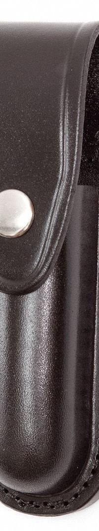 GOULD & GOODRICH, INC. Flashlight Pouch: Black, Leather, Basket Weave, Snap Closure (MPN B672-7). Key specifications — attr188437: Black; attr188438: Leather; attr188431: Flashlight Pouch.