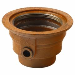 SMITH LIGHT COMMERCIAL Floor Drain Body: 6 1/2 in Overall Dia, 2 in Nominal Pipe Size, No Hub, Round (MPN 210-Y02). Key specifications — Color: Yellow; Connection Type: No Hub; Brand: SMITH LIGHT COMMERCIAL; Includes: Trap Primer Connection.