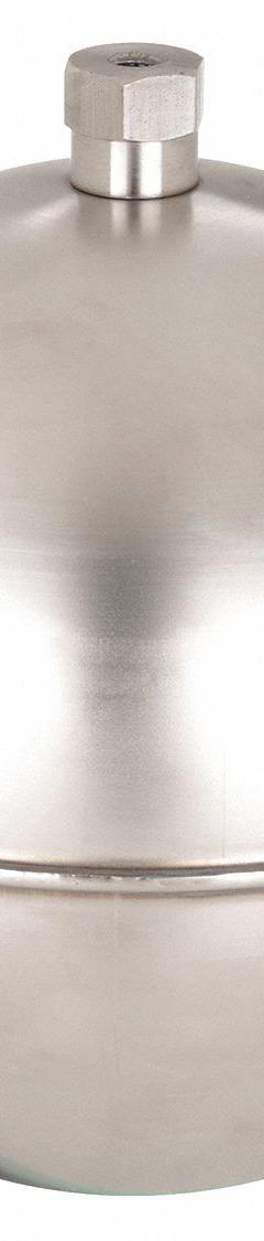 NAUGATUCK Float Ball: Float Ball, 1/4 in IPS Thread, 1/4 in Thread Size, IPS Thread, External (MPN GR60S418HE). Key specifications — Connection Location: External; Brand: NAUGATUCK.