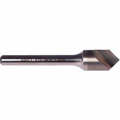 KEO Countersink: 100°, 1 Flute, 1/8 in Body Dia, 1/8 in Shank - Fast-Cutting Single-Flute Countersinks