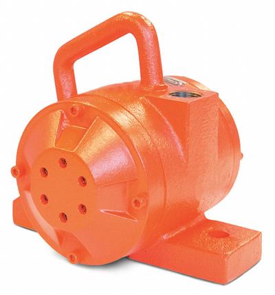VIBCO Pneumatic Vibrator: 5,000 lbf, 6,000 vpm, 1 in NPT, CCF, 75 dBA, Cast Iron - Heavy-Duty Turbine & Ball Vibrators