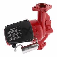 Circulating Pump: 3/4 hp HP, 230V AC, Cast Iron, 3, 53 ft Max. Head, 13 1/2 in Face to Face, Inline (MPN 96402733). Key specifications — Nameplate Voltage: 230V AC; Connection Type: Flange; Brand: GRUNDFOS; Includes Volute: Volute Included; Efficiency: Standard Efficiency; System Type: Potable Water.