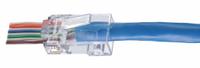 IDEAL Modular Plug: Modular Plug RJ45, Solid, 6 Cable Category, Pass-Through, 50pk Pack Size, 50 (MPN 85-376). Key specifications — Brand: IDEAL; Color: Clear; Compatible Cable Shape: Round; Compatible Wire Solid/Stranded: Solid; _Pack Size: 50pk.