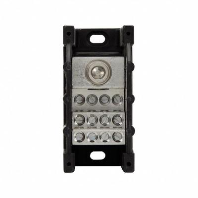 BUSSMANN Power Distribution Block: Open, Lug, Lug - Open Blocks with Lugs