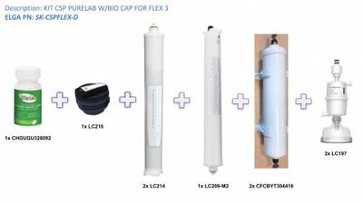 ELGA Flex 1 - Water Purification Replacement Parts, Filters, Stands & Switches