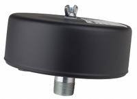 SOLBERG Filter Silencer: 3/4 in (M)NPT Inlet Size, 25 cfm, 4 in Overall Ht, 6 in Outside Dia (MPN FS-15-075). Key specifications — attr60071: FS-15-075; attr60074: SOLBERG.