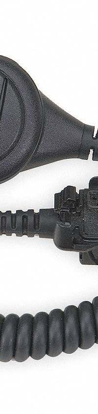 MOTOROLA Speaker Microphone: Fits Motorola, 3.5 mm Jack, 6 ft Cord, Push To Talk, Windporting, IP55 (MPN PMMN4051B). Key specifications — Compatible Radio Series: MT 1500; Color: Black; Radio Connector Type: M3; Brand: MOTOROLA; Manufacturer Part Number: PMMN4051B; Push To Talk: Yes.