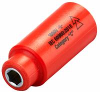 ITL Insulated Socket: 1/4 in Drive Size, 5.5 mm/7/32 in Socket Size, 1 5/8 in Overall Lg, 6-Point (MPN 07203). Key specifications — attr1204321: Not Tether Capable; attr1204320: Chrome; attr1204316: ITL.