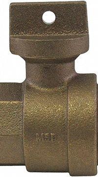 A.Y. MCDONALD Manual Two-Way Ball Valve: 1 in Pipe Size, FNPT x FNPT, 300 psi Max Op Pressure, Tee (MPN 76101 1"). Key specifications — Brand: A.Y. MCDONALD; Handle Material: Brass; Handle Type: Tee; Standards: NSF/ANSI 372; Connection Type: FNPT x FNPT.
