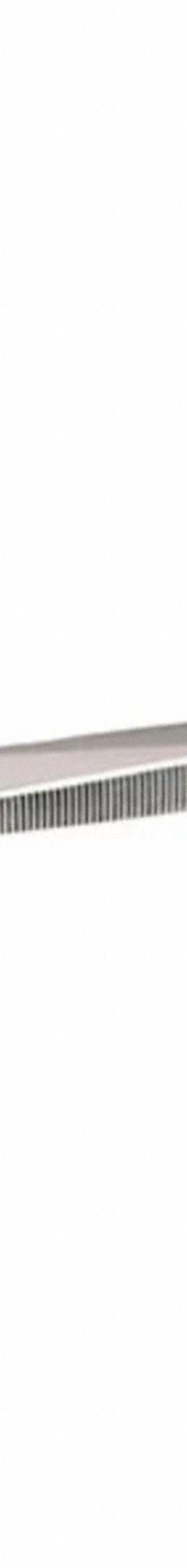 AVEN Tweezers: Stainless Steel, Flat, Straight Tip, 3.66 mm Tip Thick (MPN 18433). Key specifications — attr1002355: Stainless Steel; attr1002345: AVEN; attr1002348: Stainless Steel; attr1002358: Serrated; attr1024781: Standard.
