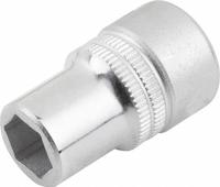 KIPP Hygienic Socket: 1/2 in Drive Size, Hex, 10 mm Socket Size, Steel, Chrome Plated, RoHS (MPN K1361.1012). Key specifications — attr1214447: Steel; attr1214455: Hex; attr1214457: Chrome Plated; attr1214464: RoHS; attr1214448: KIPP.