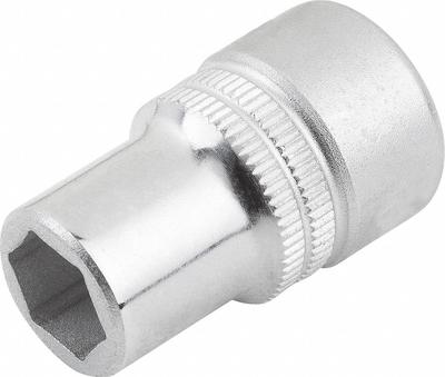 KIPP Hygienic Socket: 1/2 in Drive Size, Hex, 10 mm Socket Size, Steel, Chrome Plated - 1/2" Drive Metric Hygienic Sockets