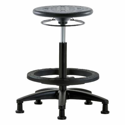 APPROVED VENDOR Stool: Polyurethane, Ht Range 22 in to 32 in, 13 in Seat Wd, 13 in Seat Dp - Polyurethane Lab Stools