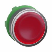 SCHNEIDER Flush Push Button: Red, 22 mm Mounting Size, Non-Metallic, Maintained (MPN ZB5AH043). Key specifications — Brand: SCHNEIDER; Action: Maintained; Series: XB5; Push Button Material Type: Non-Metallic.